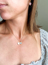 Load image into Gallery viewer, Gold Vermeil/ Gold Filled Forget Me Not Locket