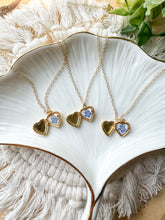 Load image into Gallery viewer, Gold Vermeil/ Gold Filled Forget Me Not Locket