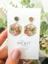 Load image into Gallery viewer, Pink Floral Hexagons
