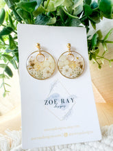 Load image into Gallery viewer, White Double Circles
