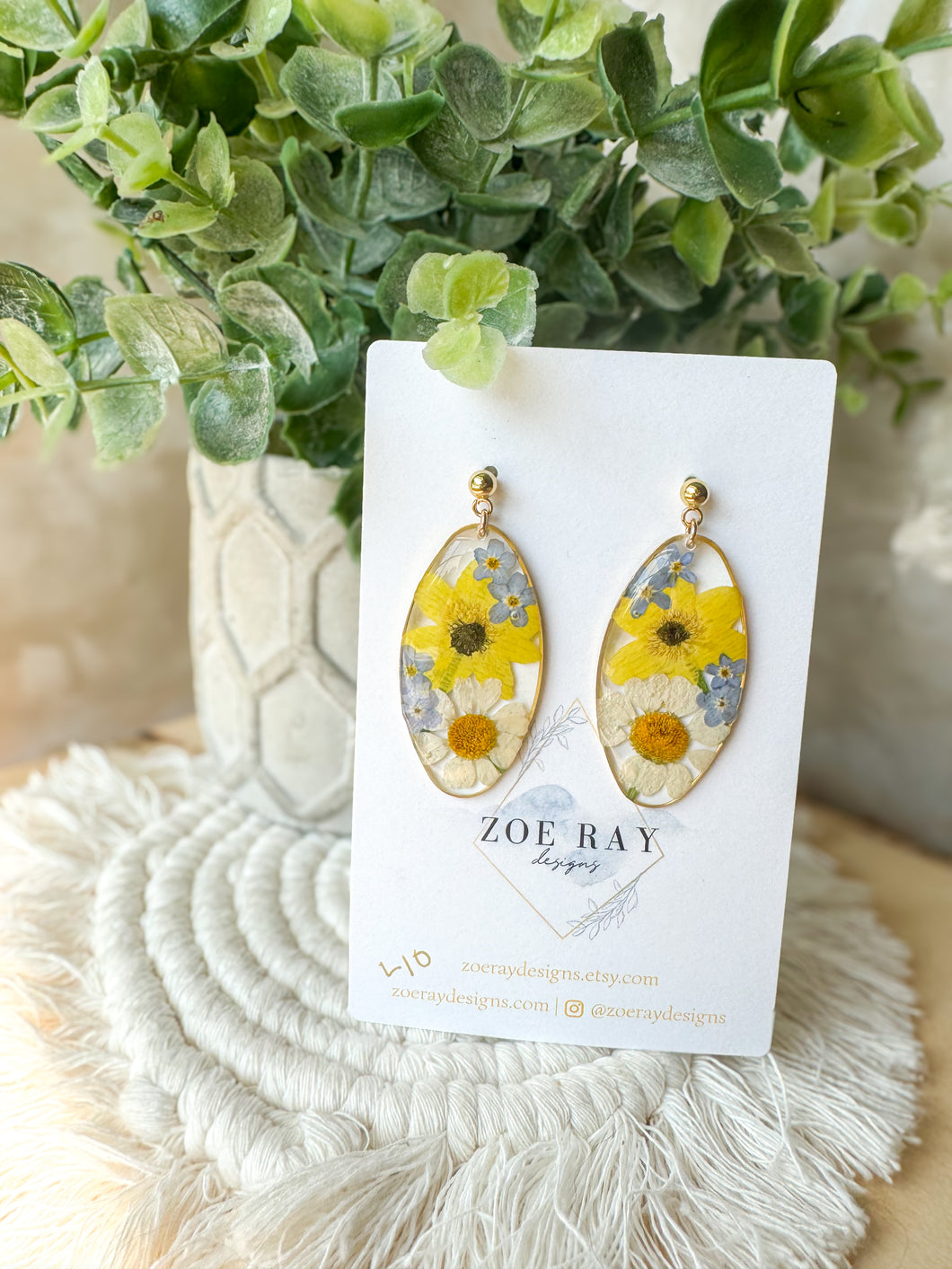 Yellow and Blue Ovals