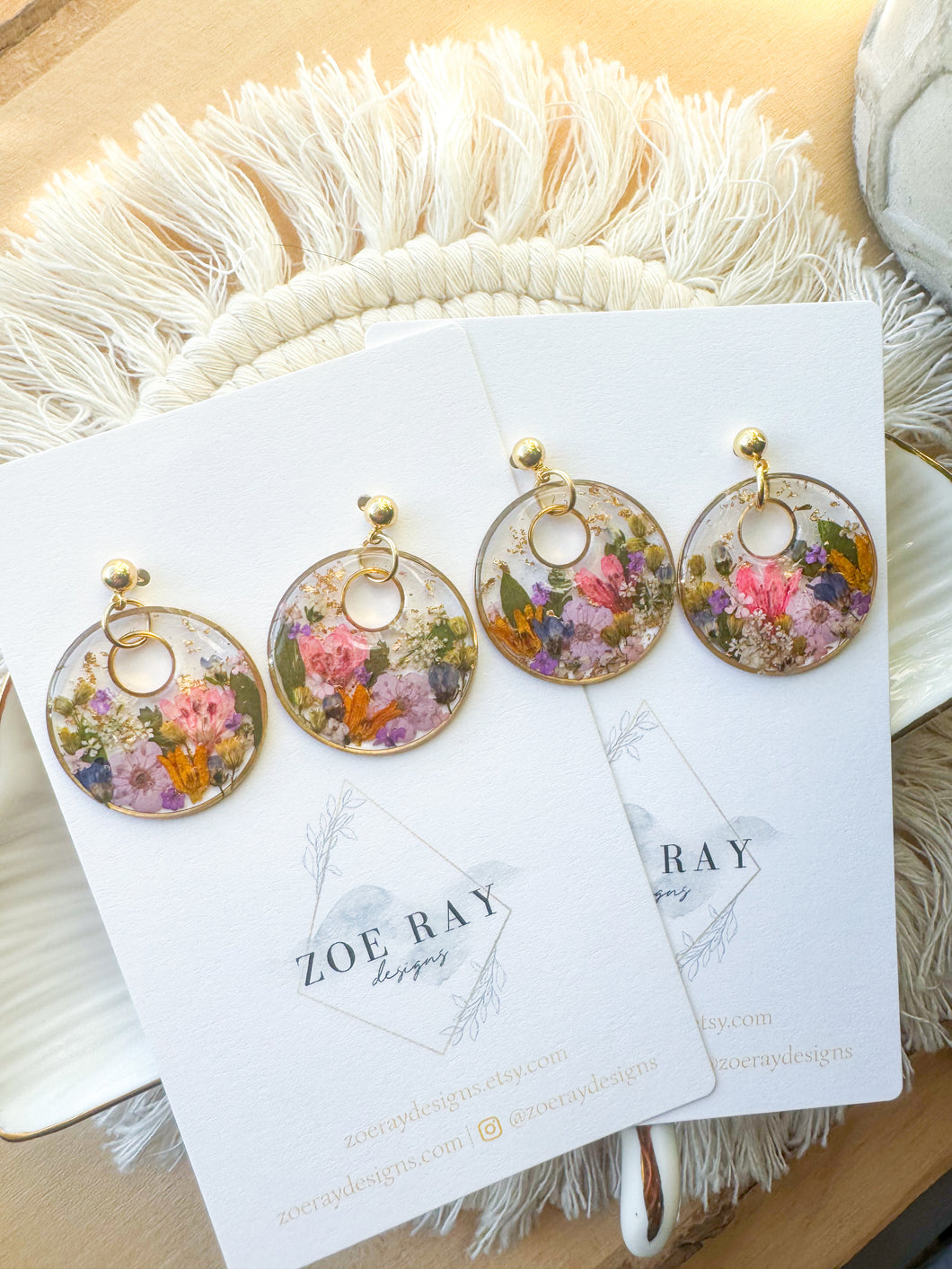 Double Circle Garden Dangles