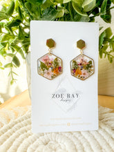 Load image into Gallery viewer, Pink Floral Hexagons
