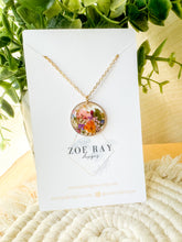 Load image into Gallery viewer, Fall Garden Pendant - Pink
