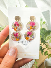 Load image into Gallery viewer, Two Tier Boronia Dangles
