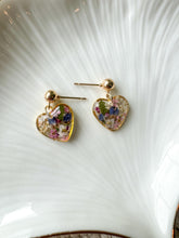 Load image into Gallery viewer, Wildflower Heart Dangles
