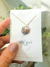 Load image into Gallery viewer, Hexagon Garden Pendant
