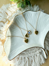 Load image into Gallery viewer, Gold Vermeil/ Gold Filled Forget Me Not Locket
