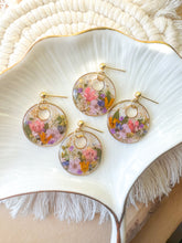 Load image into Gallery viewer, Double Circle Garden Dangles
