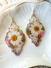 Load image into Gallery viewer, Daisy Garden Arabesque Dangles
