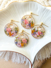 Load image into Gallery viewer, Double Circle Garden Dangles
