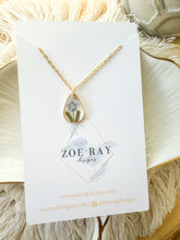Load image into Gallery viewer, Forget Me Not Teardrop Pendant
