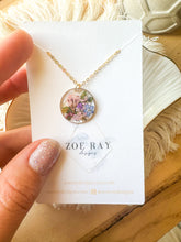 Load image into Gallery viewer, Pink and Blue Garden Pendant
