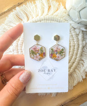 Load image into Gallery viewer, Pink Floral Hexagons
