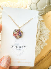 Load image into Gallery viewer, Starflower Hexagon Pendant
