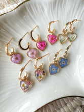 Load image into Gallery viewer, Dainty Heart Huggie Hoops
