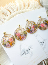 Load image into Gallery viewer, Double Circle Garden Dangles
