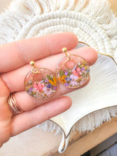 Load image into Gallery viewer, Double Circle Garden Dangles
