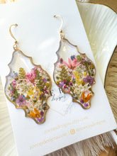 Load image into Gallery viewer, Wildflower Arabesque Dangles
