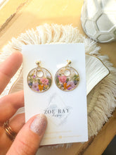 Load image into Gallery viewer, Double Circle Garden Dangles
