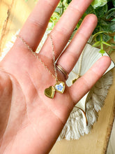Load image into Gallery viewer, Gold Vermeil/ Gold Filled Forget Me Not Locket
