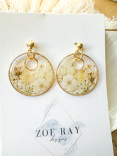 Load image into Gallery viewer, White Double Circles
