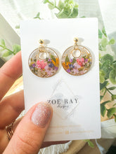 Load image into Gallery viewer, Double Circle Garden Dangles
