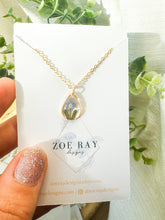 Load image into Gallery viewer, Forget Me Not Teardrop Pendant

