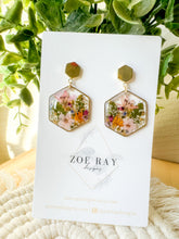 Load image into Gallery viewer, Pink Floral Hexagons
