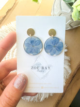 Load image into Gallery viewer, Blue Hydrangea Circles
