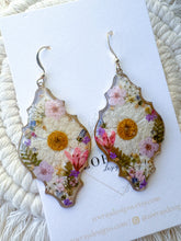 Load image into Gallery viewer, Daisy Garden Arabesque Dangles
