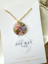 Load image into Gallery viewer, Pink and Blue Garden Pendant
