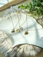 Load image into Gallery viewer, Gold Vermeil/ Gold Filled Forget Me Not Locket
